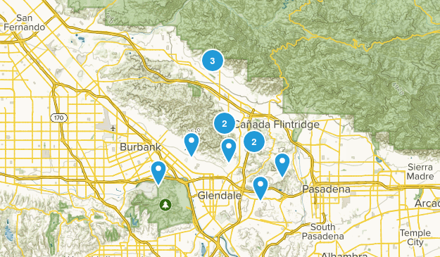 Glendale, California Map