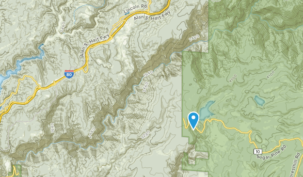 Gold Run, California Map