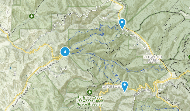 Grabtown, California Map