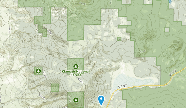 Grass Lake, California Map