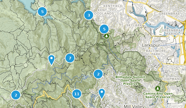 Greenbrae, Californie Map