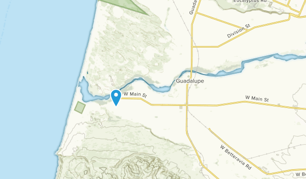 Guadalupe, Californie Map