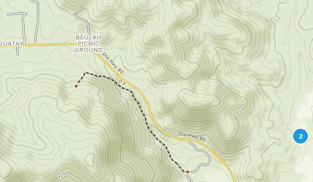 Guatay, Californie Map