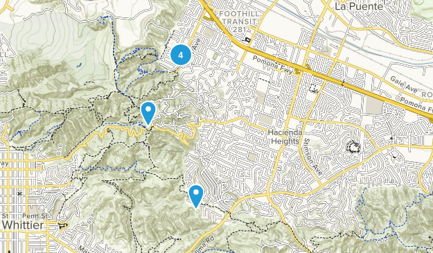 Hacienda Heights, California Map