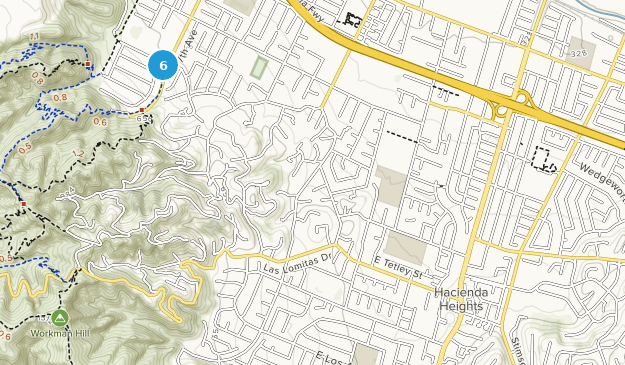 Hacienda Heights, California Map