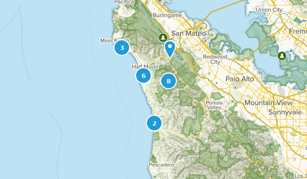Half Moon Bay, California Map