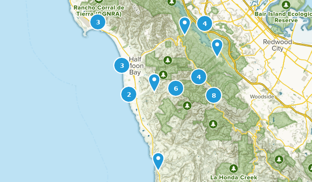 Half Moon Bay, California Map