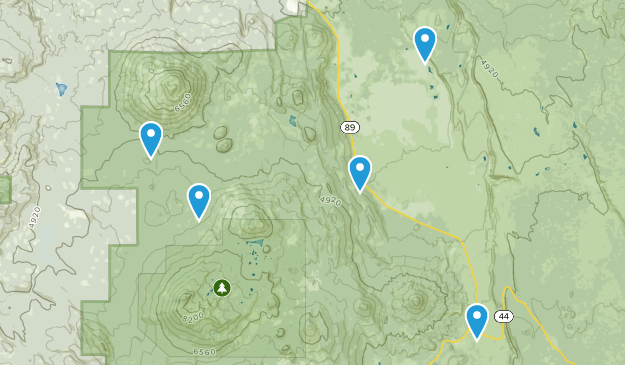 Hat Creek, California Map