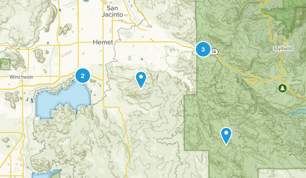 Hemet, California Map