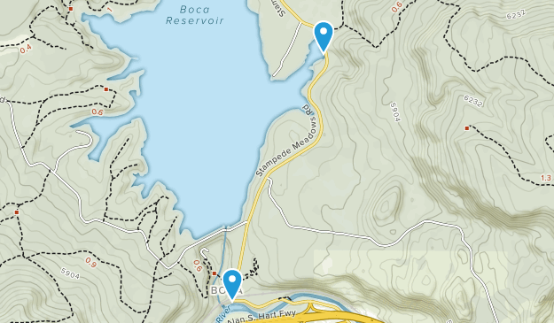 Hinton, California Map