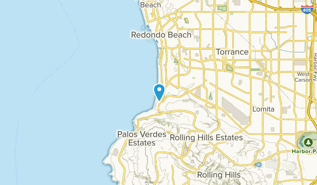 Hollywood Riviera, California Map