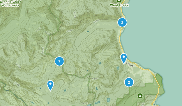 Homewood, California Map