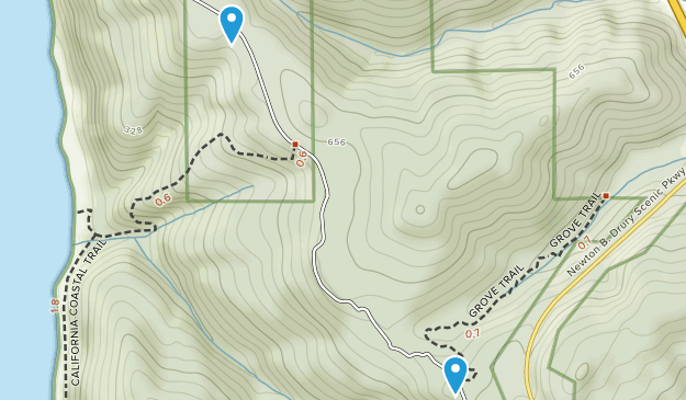 Hoppaw, California Map