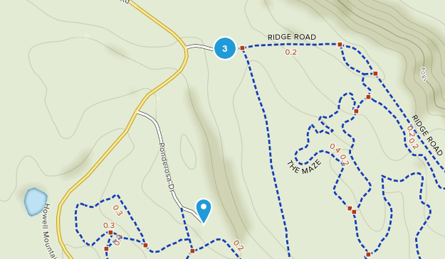 Howell Mountain, California Map