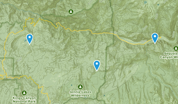 Hume, California Map