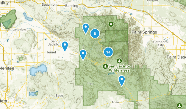 Idyllwild, California Map