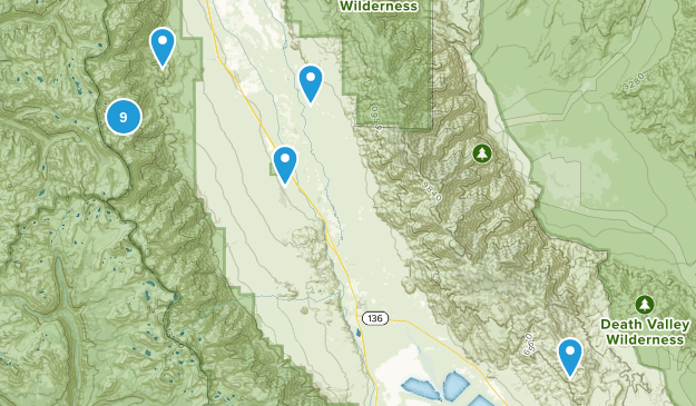 Independence, California Map