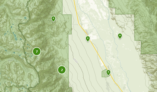 Independence, California Map