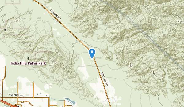 Indio, California Map