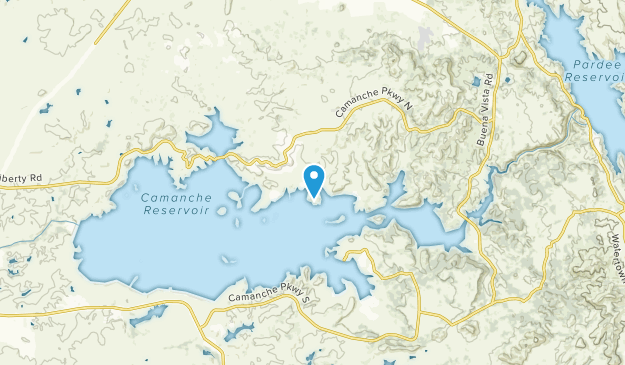 Ione, California Map