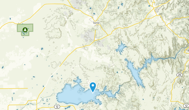 Ione, Californie Map
