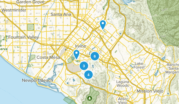 Irvine, California Map