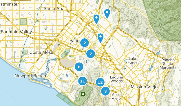 Irvine, California Map