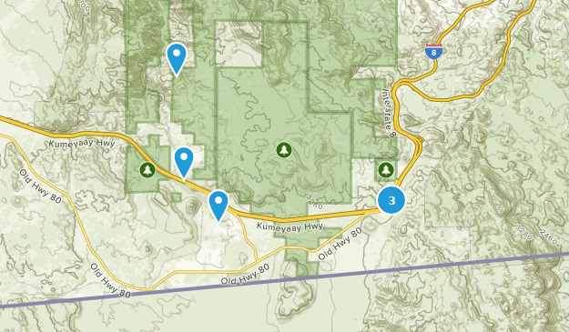Jacumba, California Map