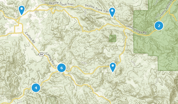 Jamul, Kalifornien Map