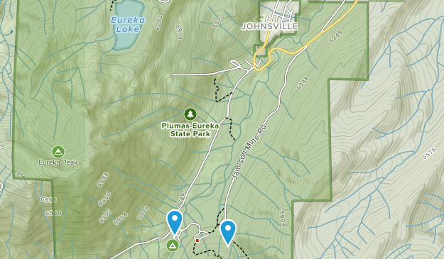 Johnsville, California Map