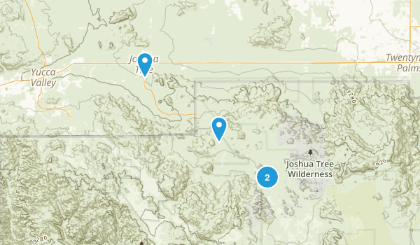 Joshua Tree, California Map