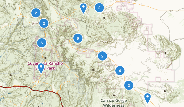 Julian, California Map