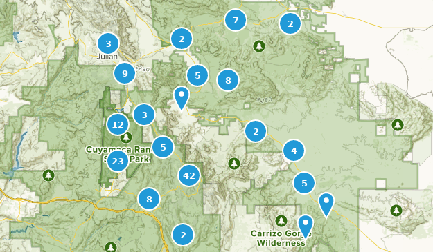 Julian, California Map