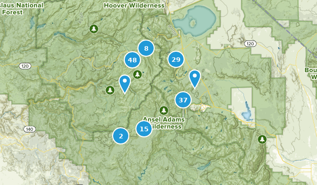 June Lake, California Map