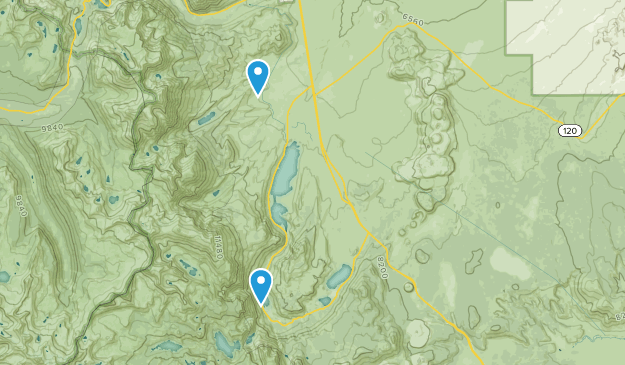 June Lake Junction, California Map