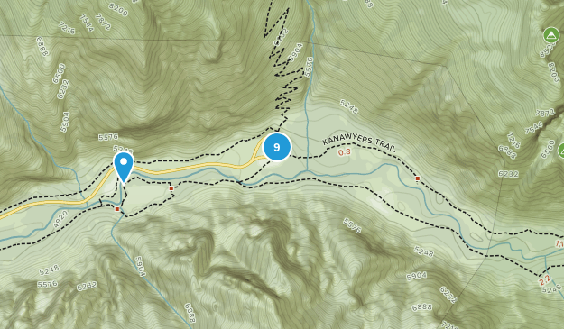 Kanawyers, California Map