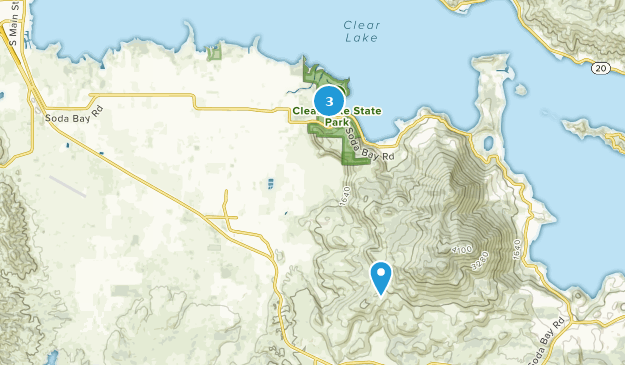Kelseyville, Californie Map