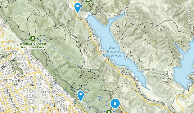 Kensington, California Map
