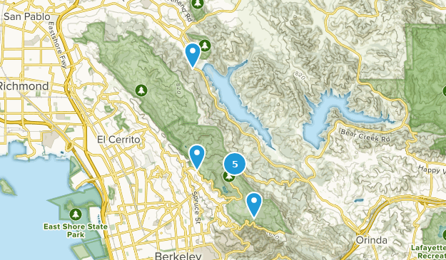 Kensington, California Map