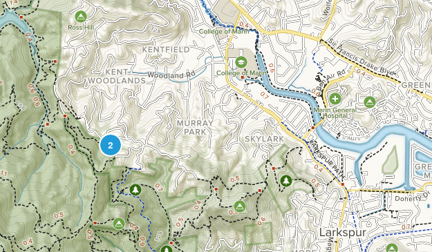 Kentfield, California Map