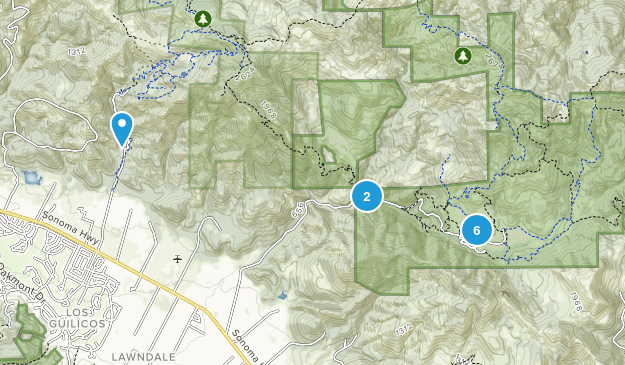 Kenwood, California Map