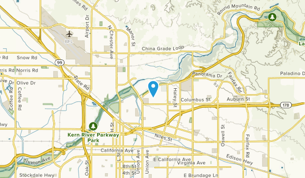 Kern, California Map