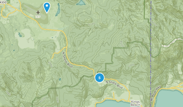 Kings Beach, California Map