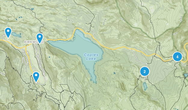 Kirkwood, California Map