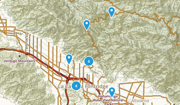 La Canada Flintridge, California Map