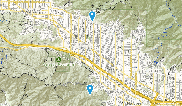 La Crescenta, California Map