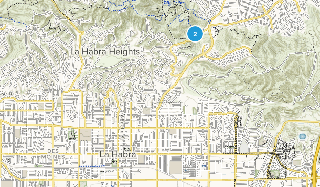 La Habra, California Map