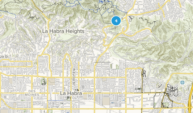 La Habra, Californie Map