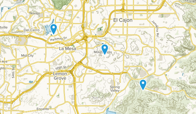 La Mesa, California Map