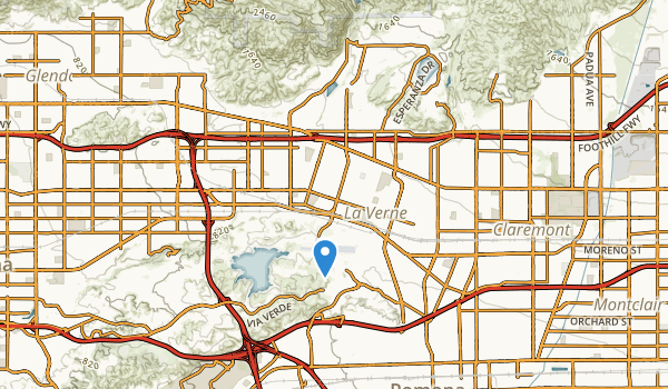 La Verne, California Map